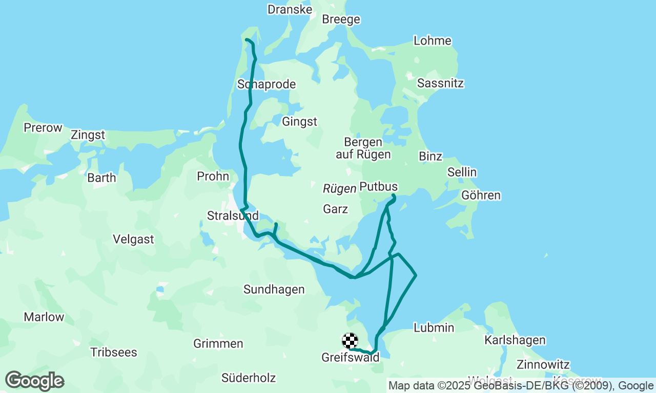Stralsund Rügen Hiddensee Ostern 2025