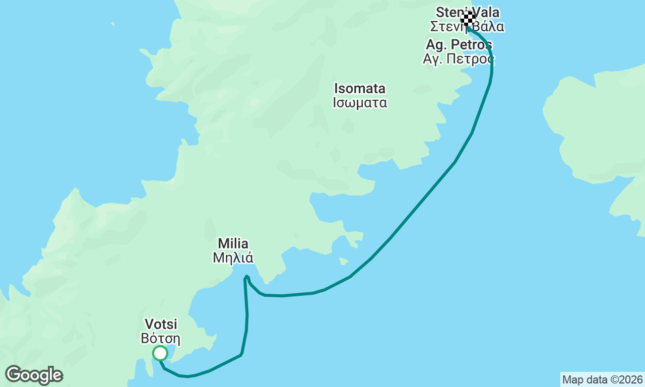 Voyage map