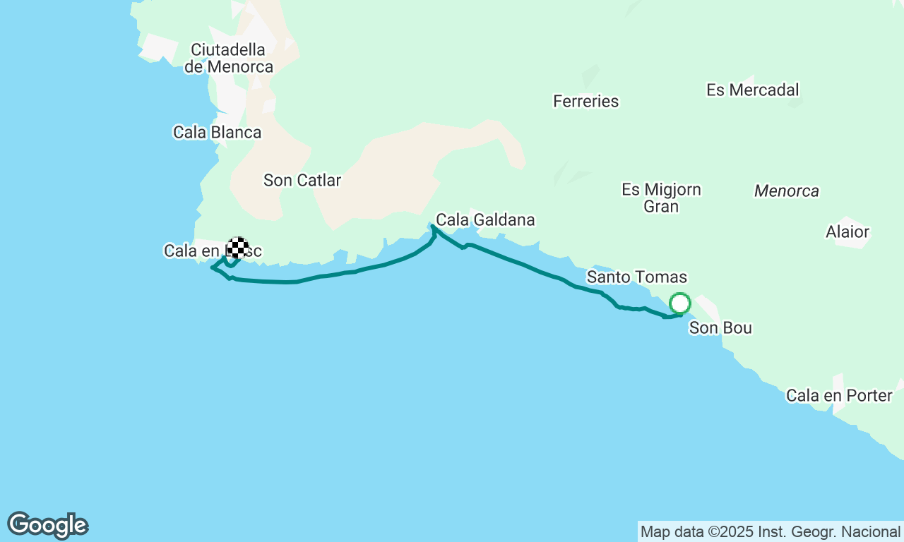 Gentle sail down wind with dive