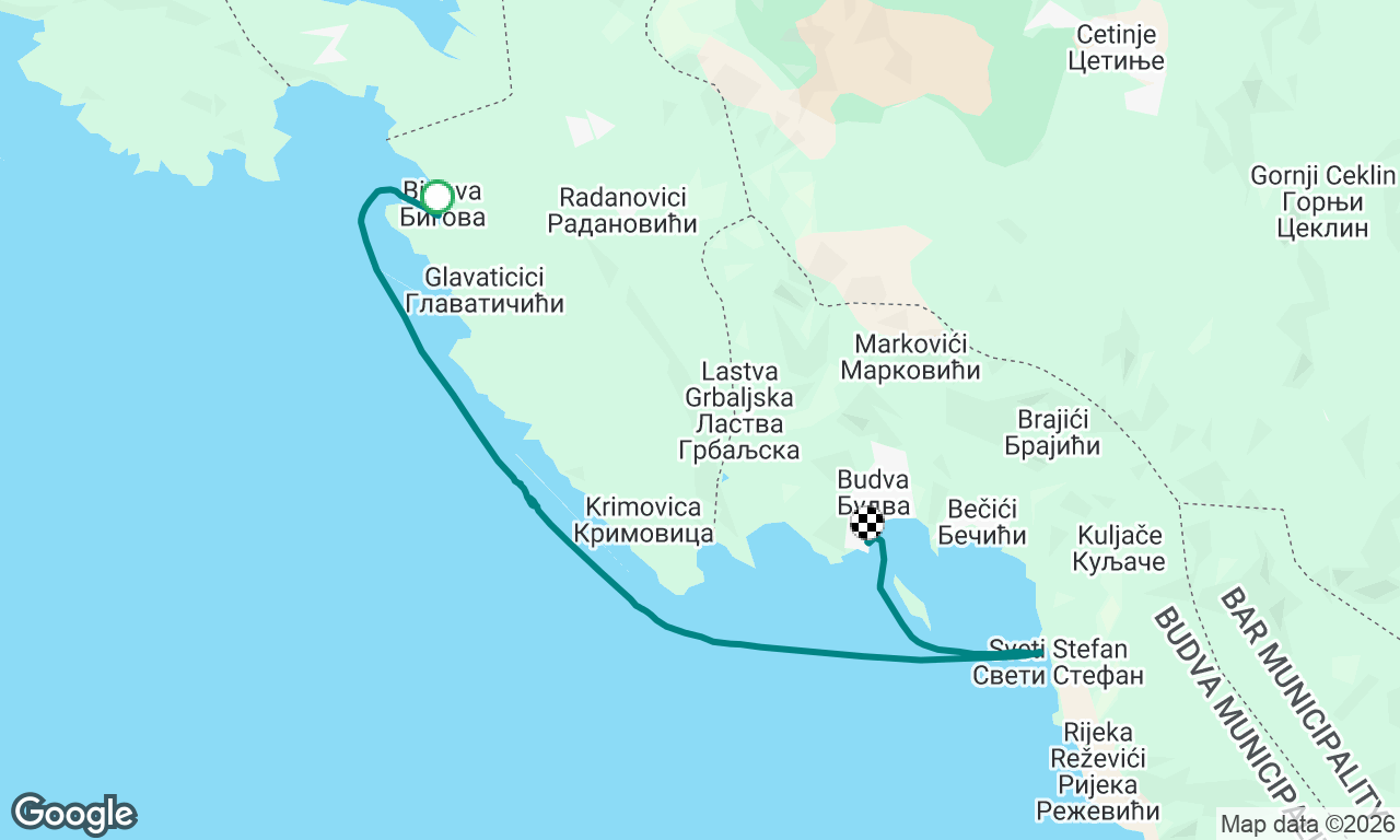 Voyage map