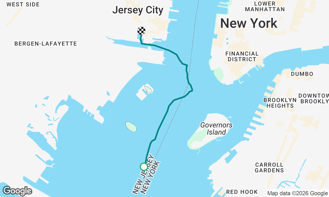 Voyage map