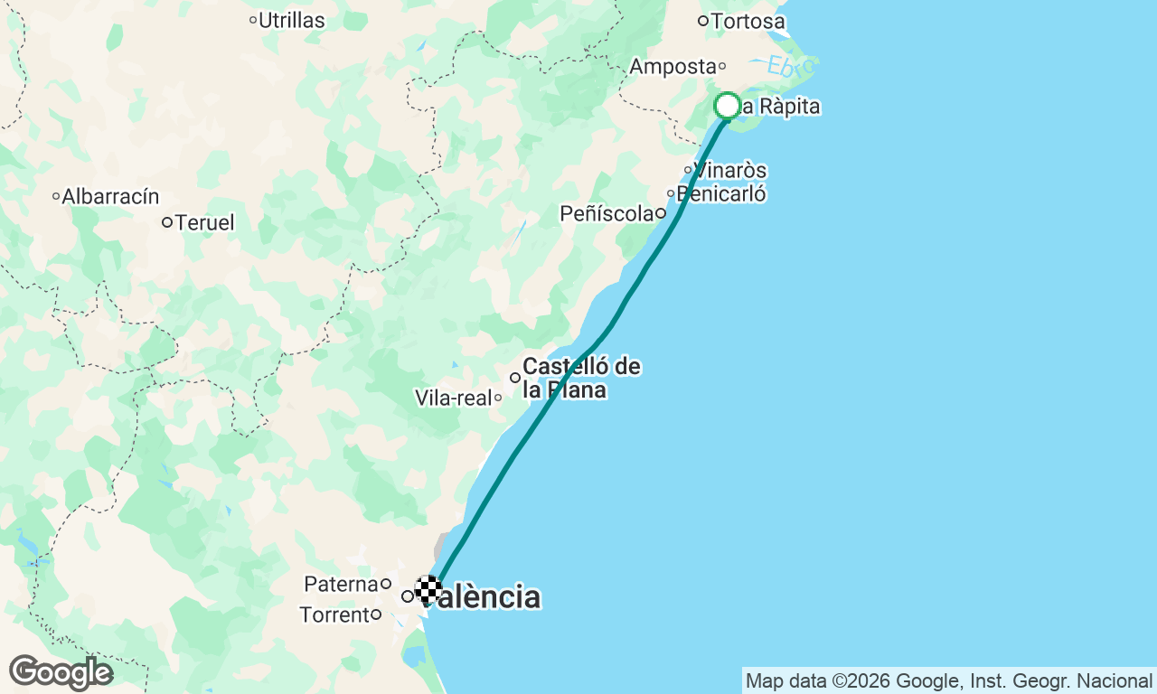 To Valencia solo