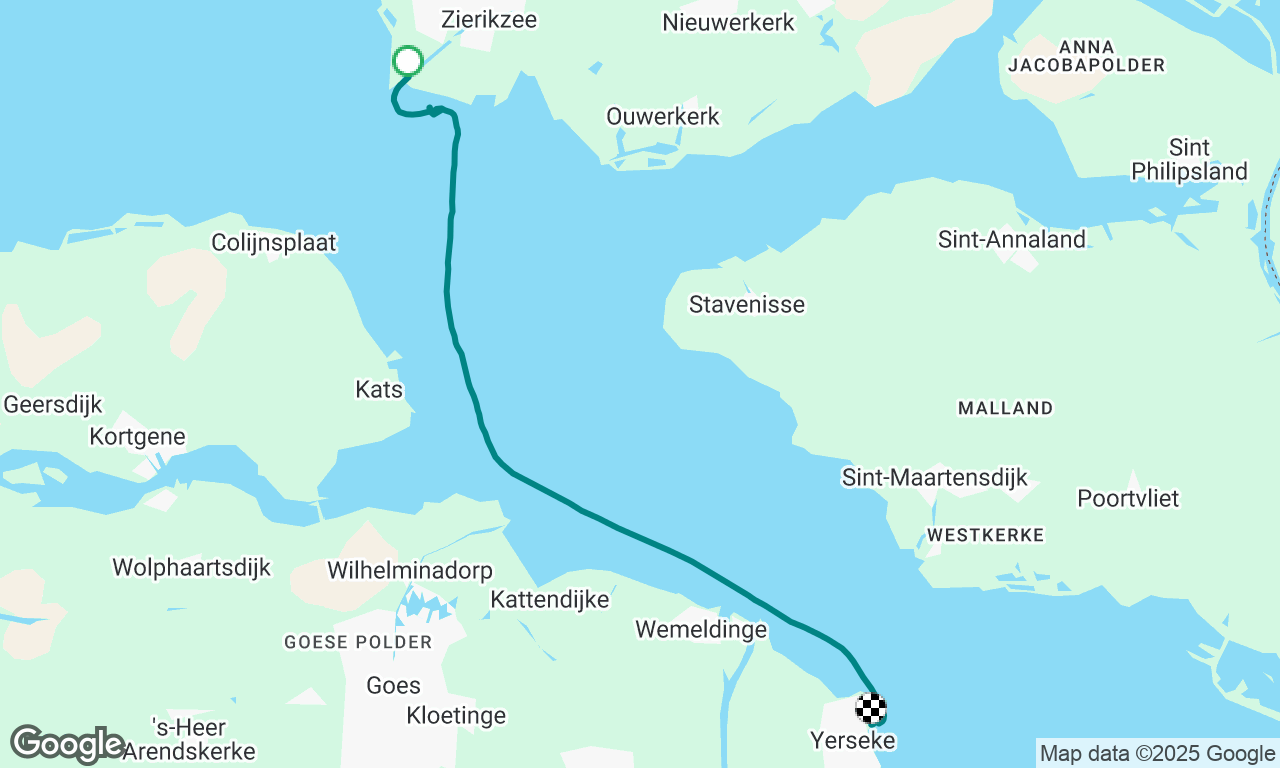 Zierikzee to Yerseke 