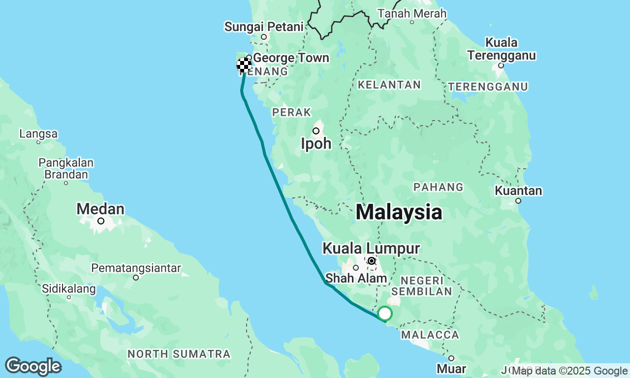 Hotel Hibiscus Anchorage to Penang