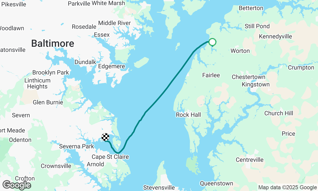Sailing with Stella to Dobbins Island 