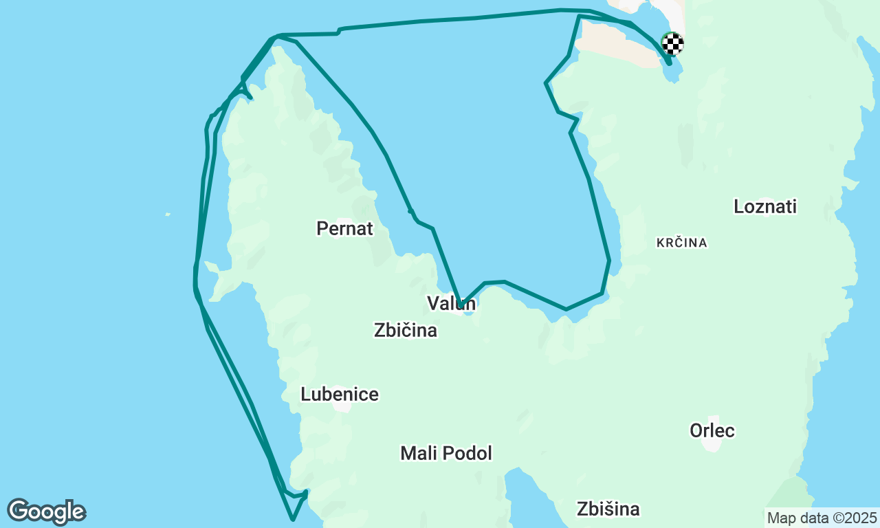 Cres to Valun to Plava Grota to Cres