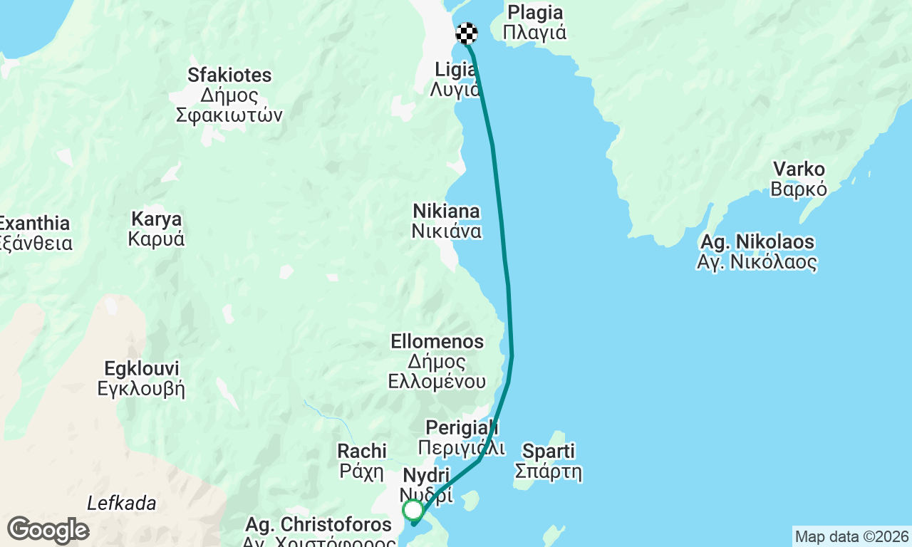 Voyage map