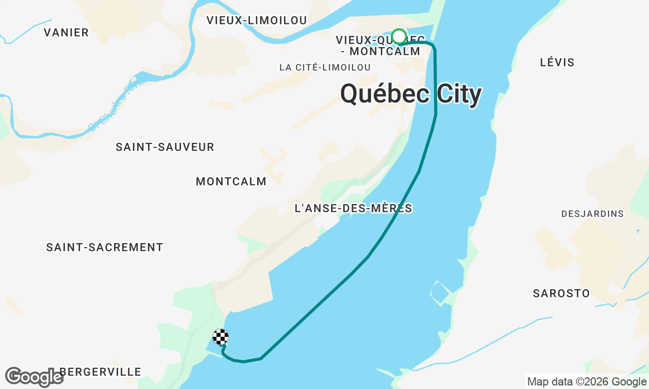 Voyage map