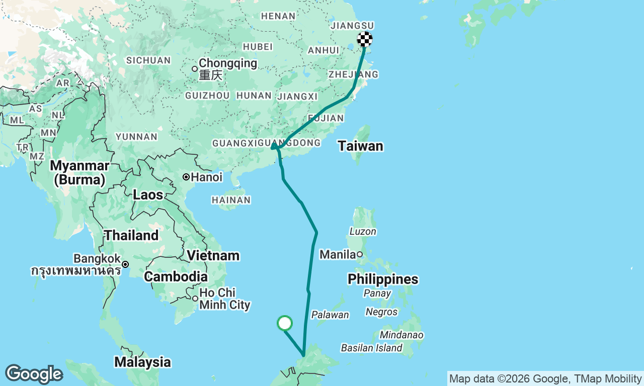 Voyage map
