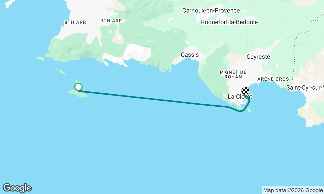 Riou to La Ciotat