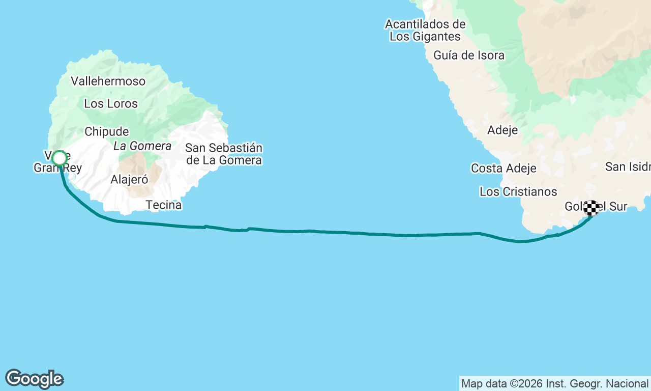 La Gomera to Tenerife