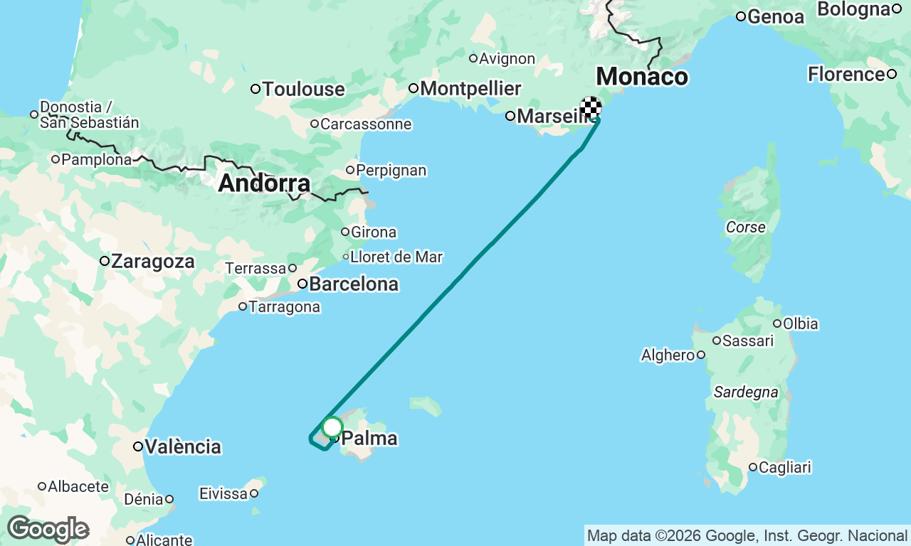 Voyage map