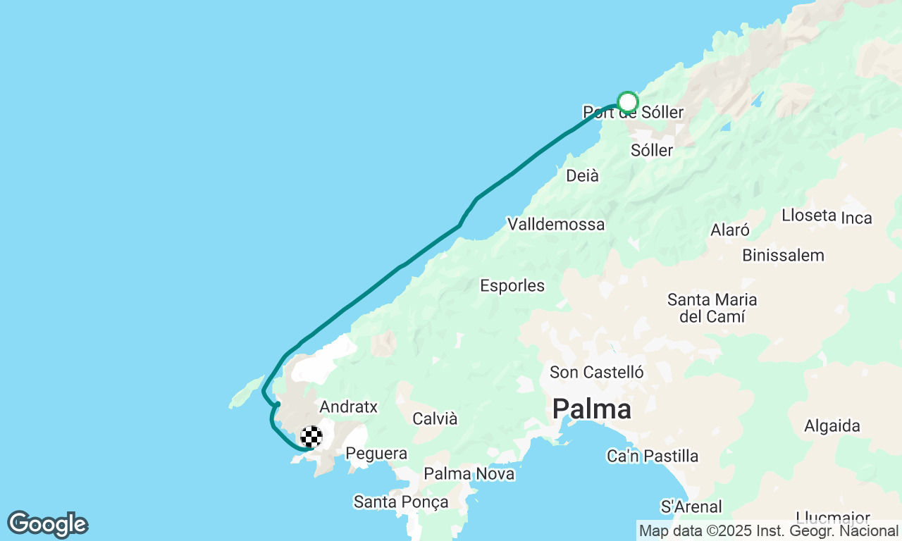 Voyage map