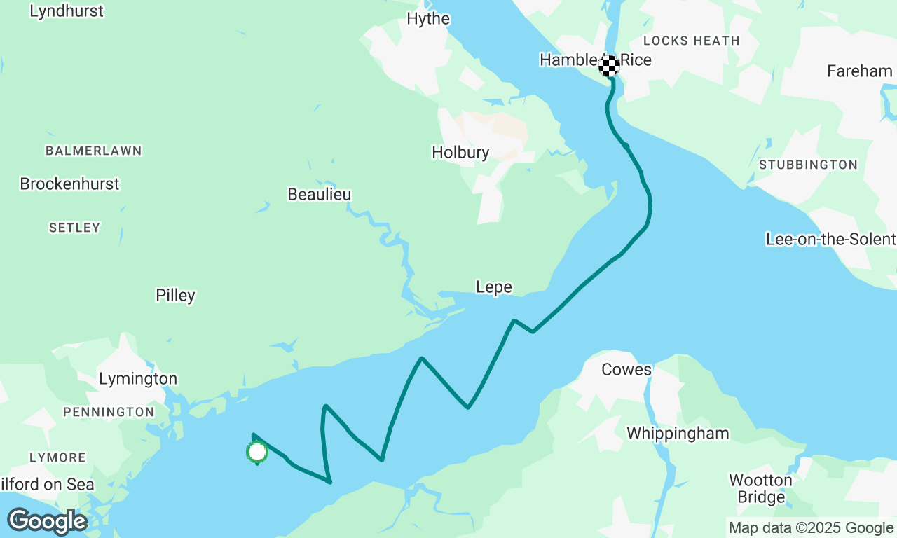 Yarmouth to Hamble Point Marina
