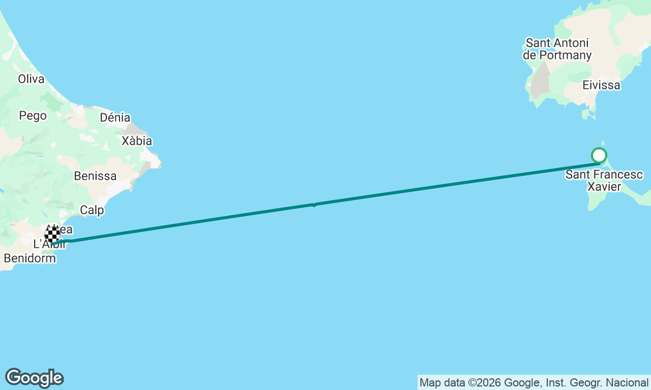 Voyage map