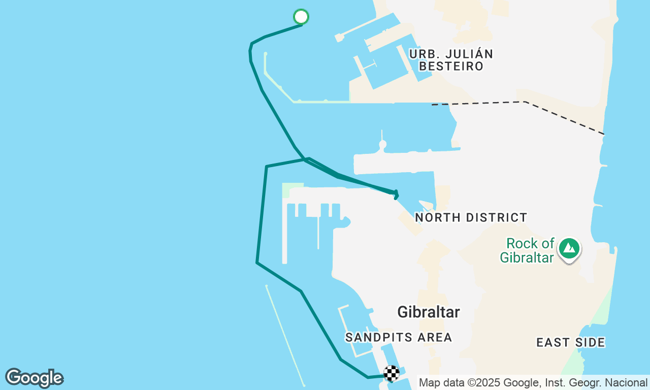 Sailing on Solis I - going to Gibraltar Marina