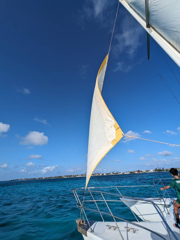 Voyage photo from sunset sail in Aruba!