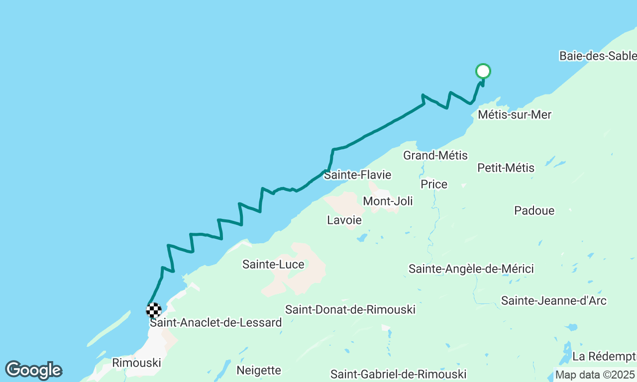 Métis-sur-Mer à Rimouski