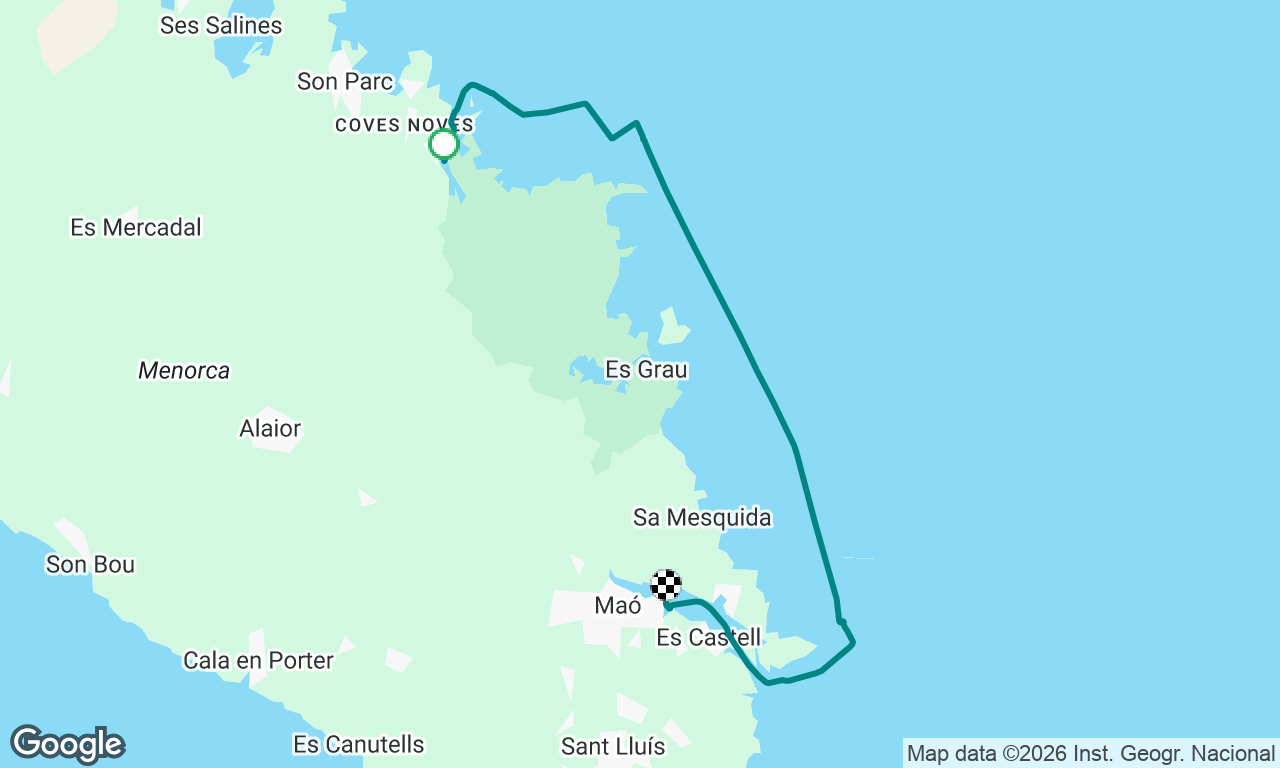 Voyage map