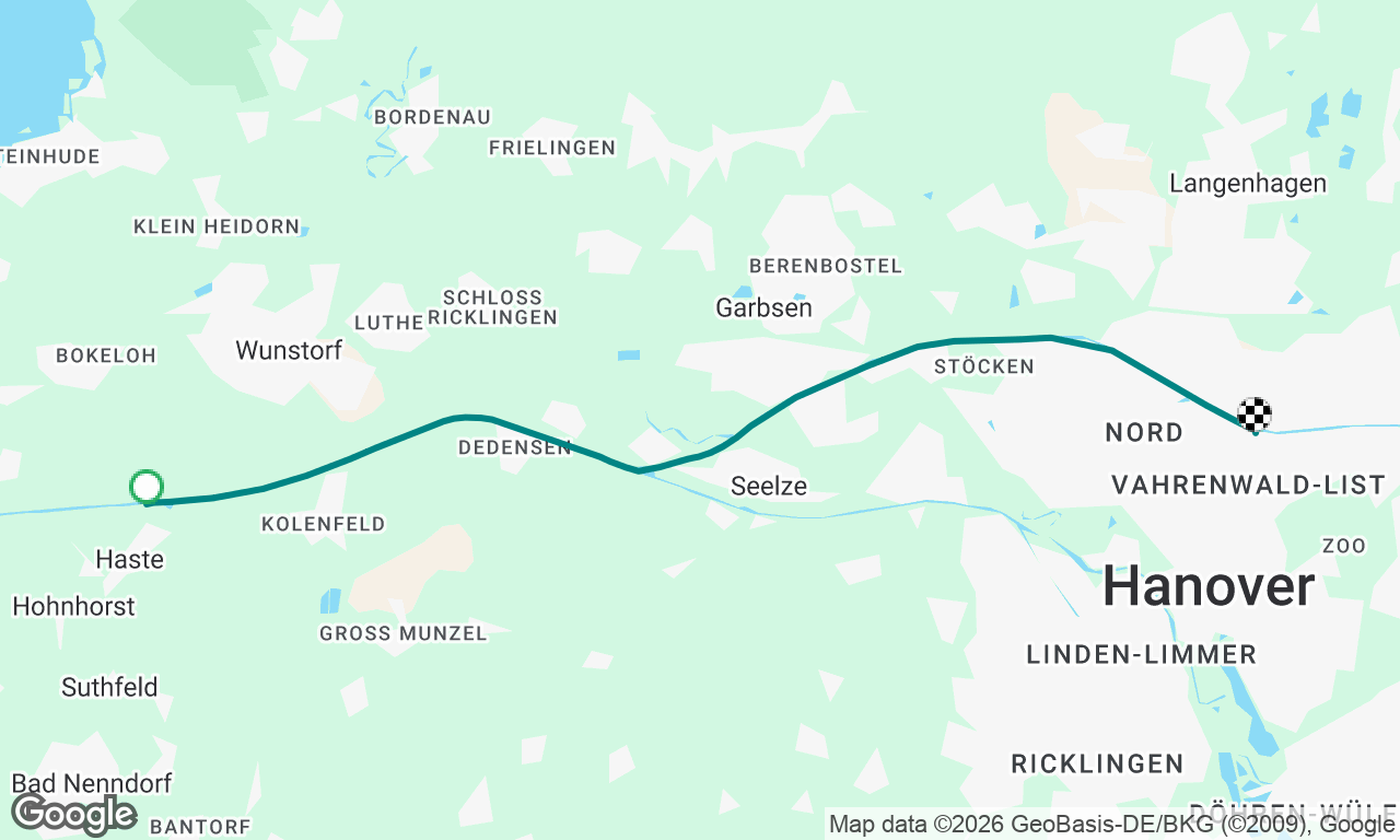 Idensen to Hannover marina
