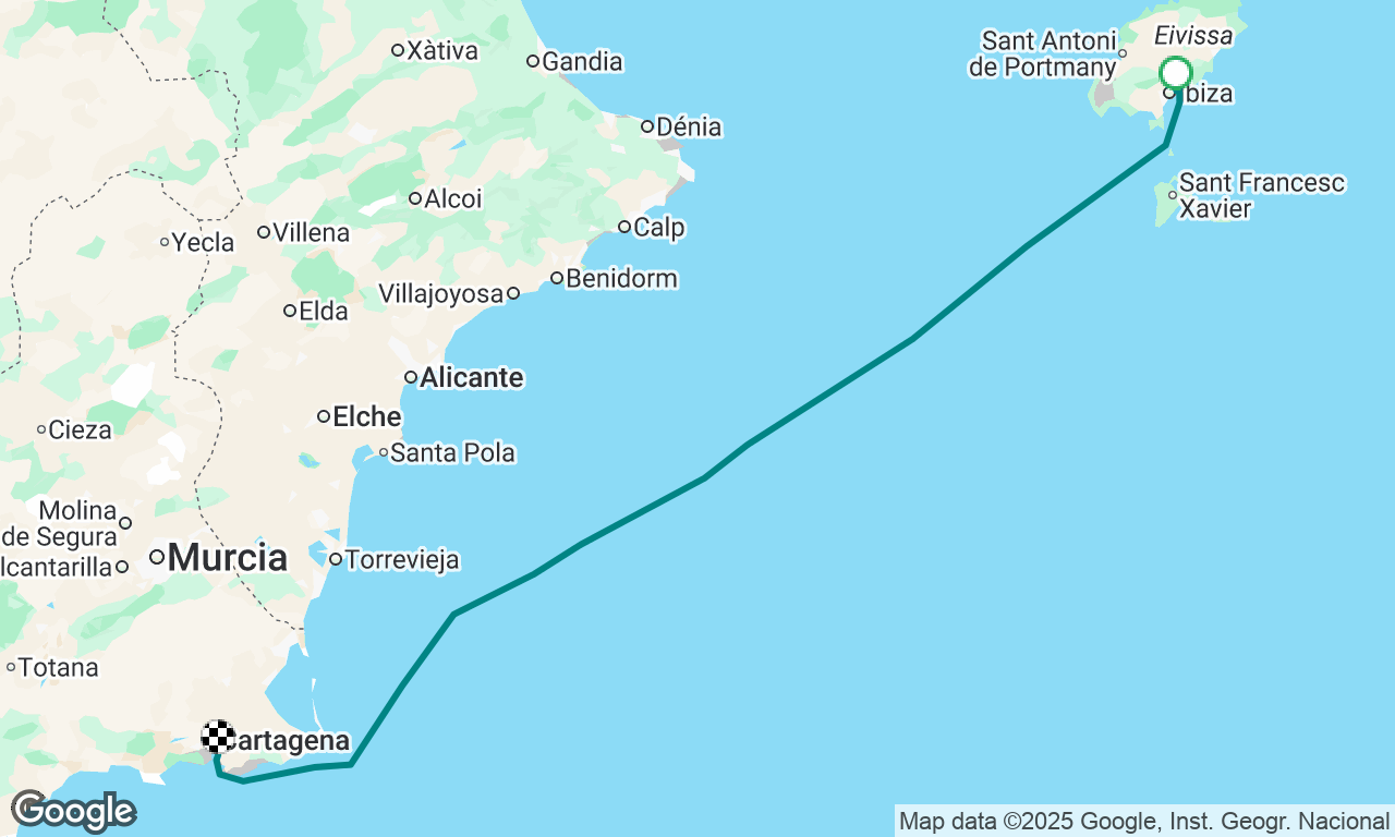 Ibiza to Cartagena