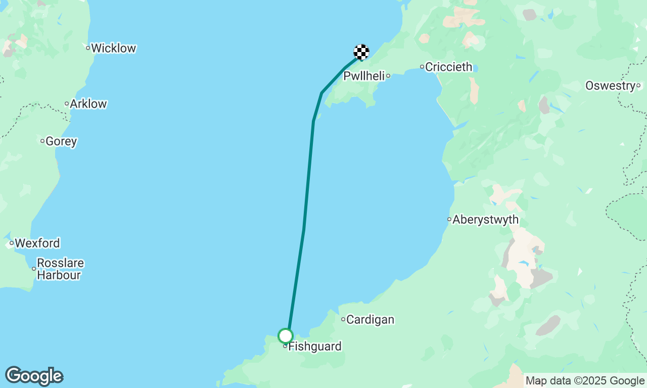 Fishguard to Porth Dinllaen 