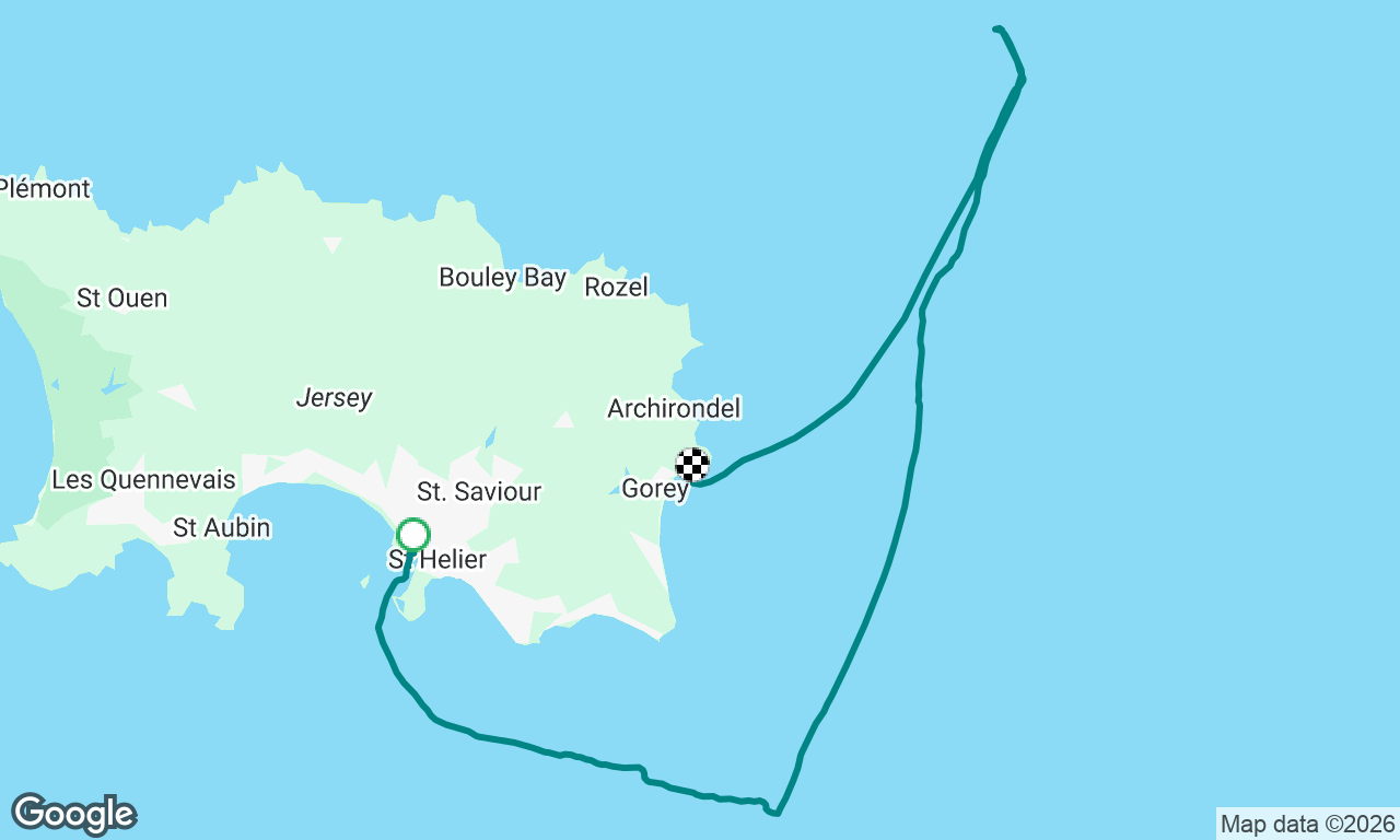 St Helier to Gorey via Les Ecrehous