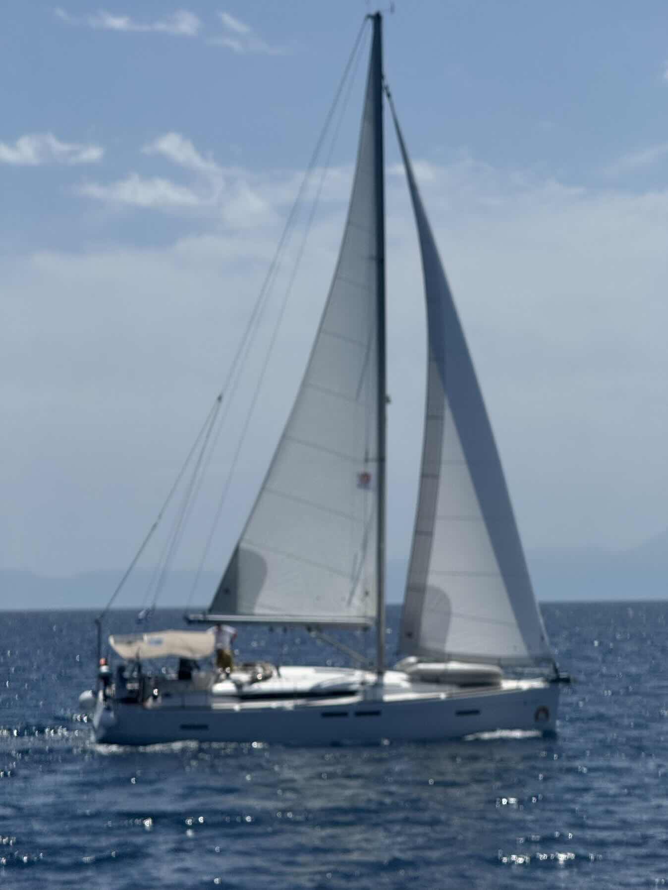 Cool, cloudy, damp day. Great sail! 🥰_4DE72C08-C178-42E1-AB43-672308CECCA8