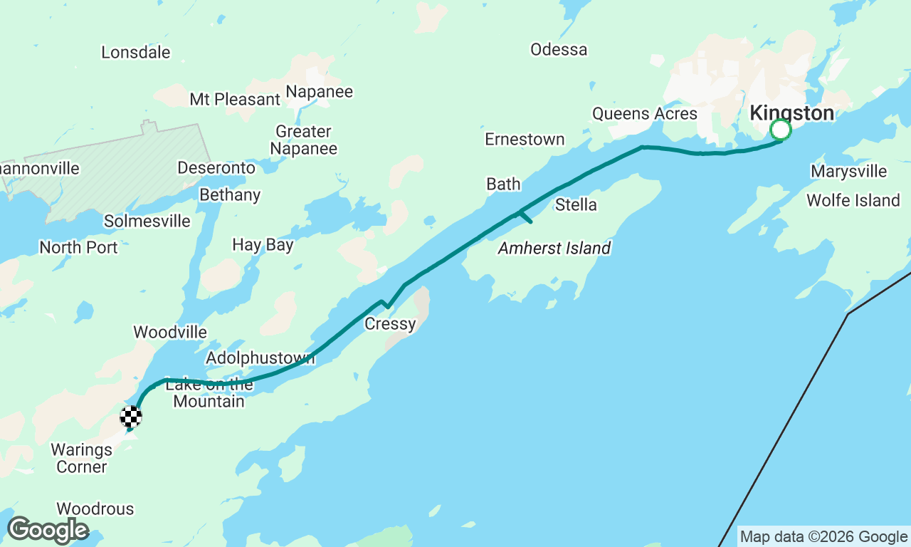 Kingston to Picton