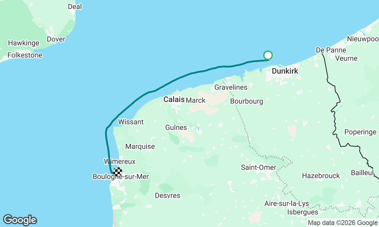 Dunkerque to Boulogne-sur-Mer