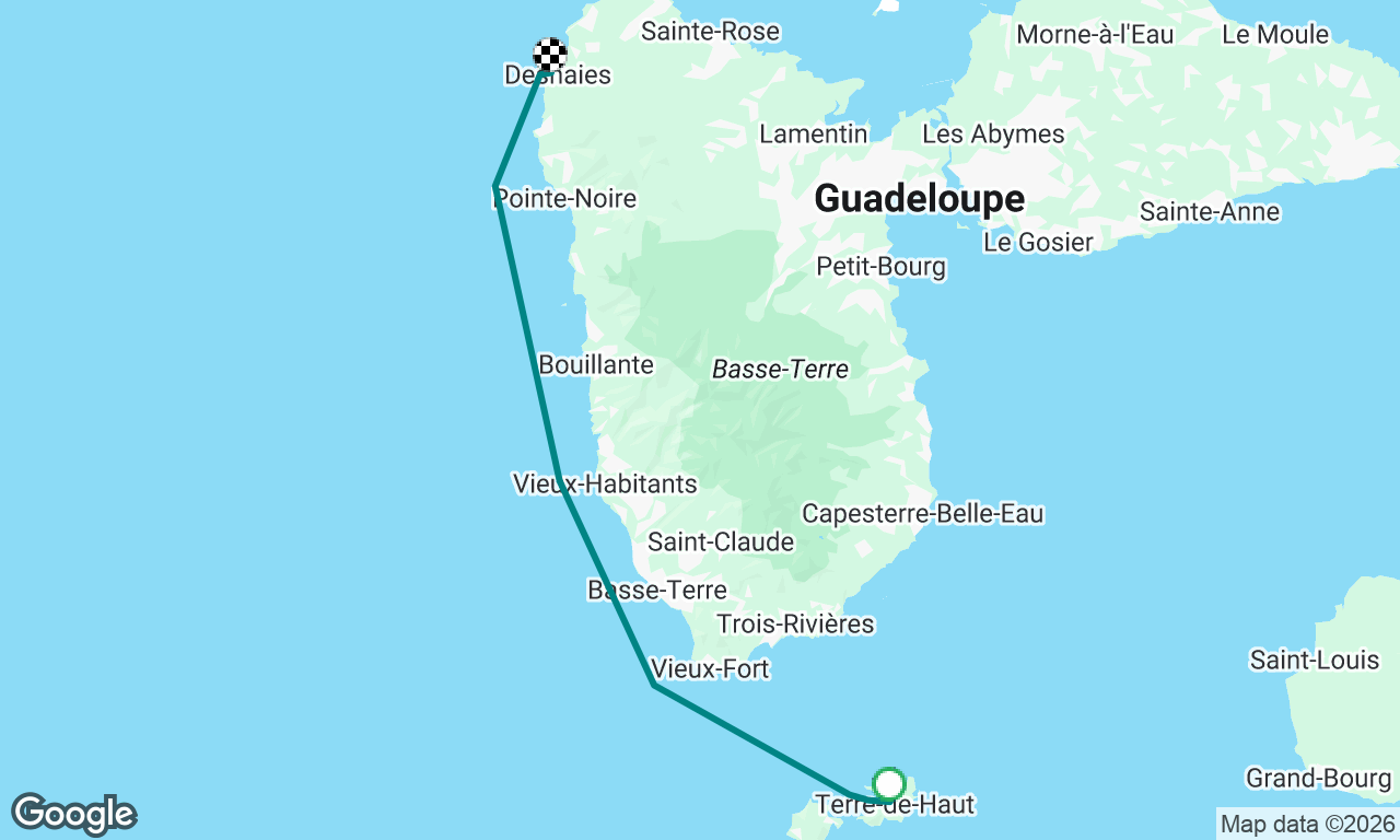 Voyage map