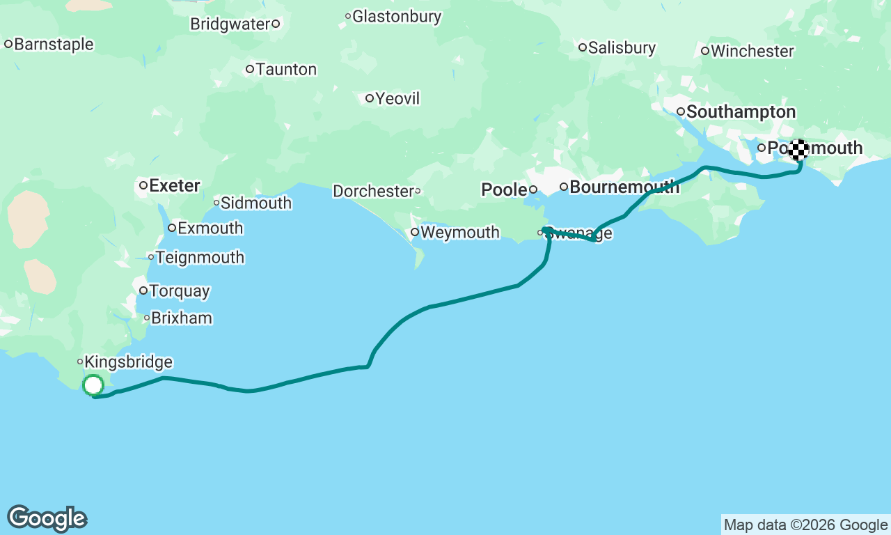 Salcombe to home 