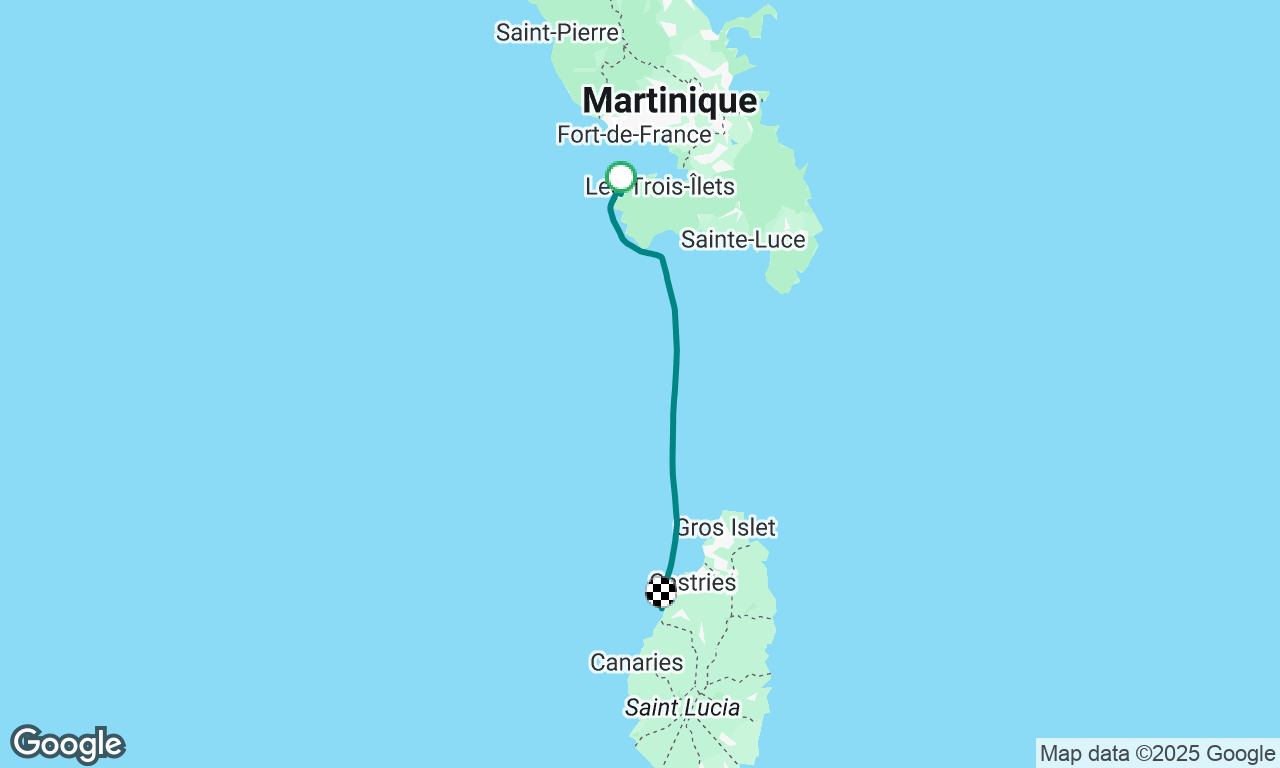 Voyage map