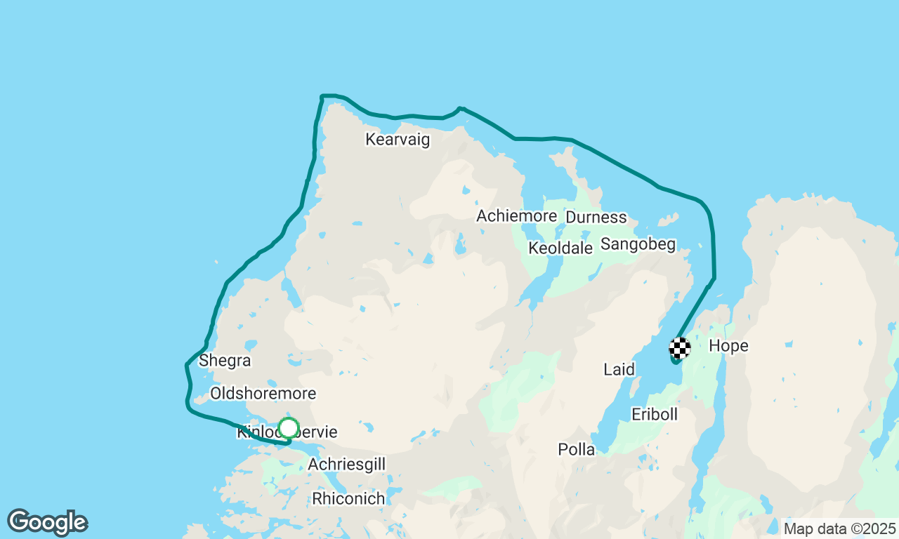 Kinlochbervie to Loch Eriboll via Cape Wrath