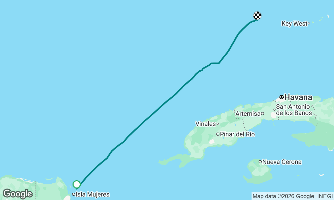 Isla Mujeres to Dry Tortugas