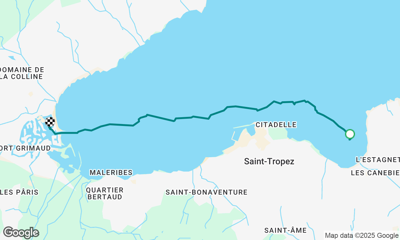 Quick trip to drop the boat back to Grimaud