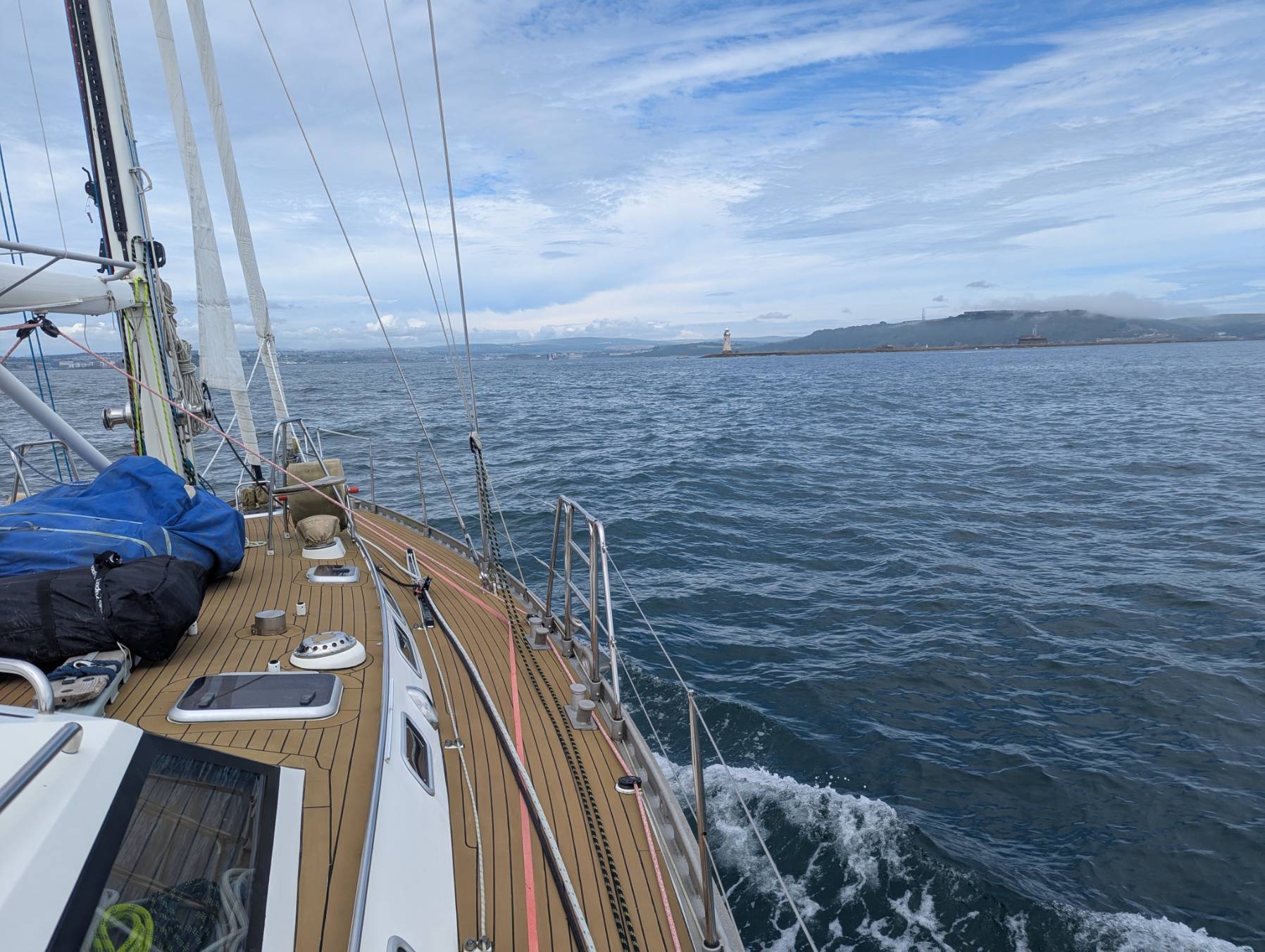 Taking Destiny to her new berth_A74248F9-F69B-4ADD-987E-B0F7A6DD2527
