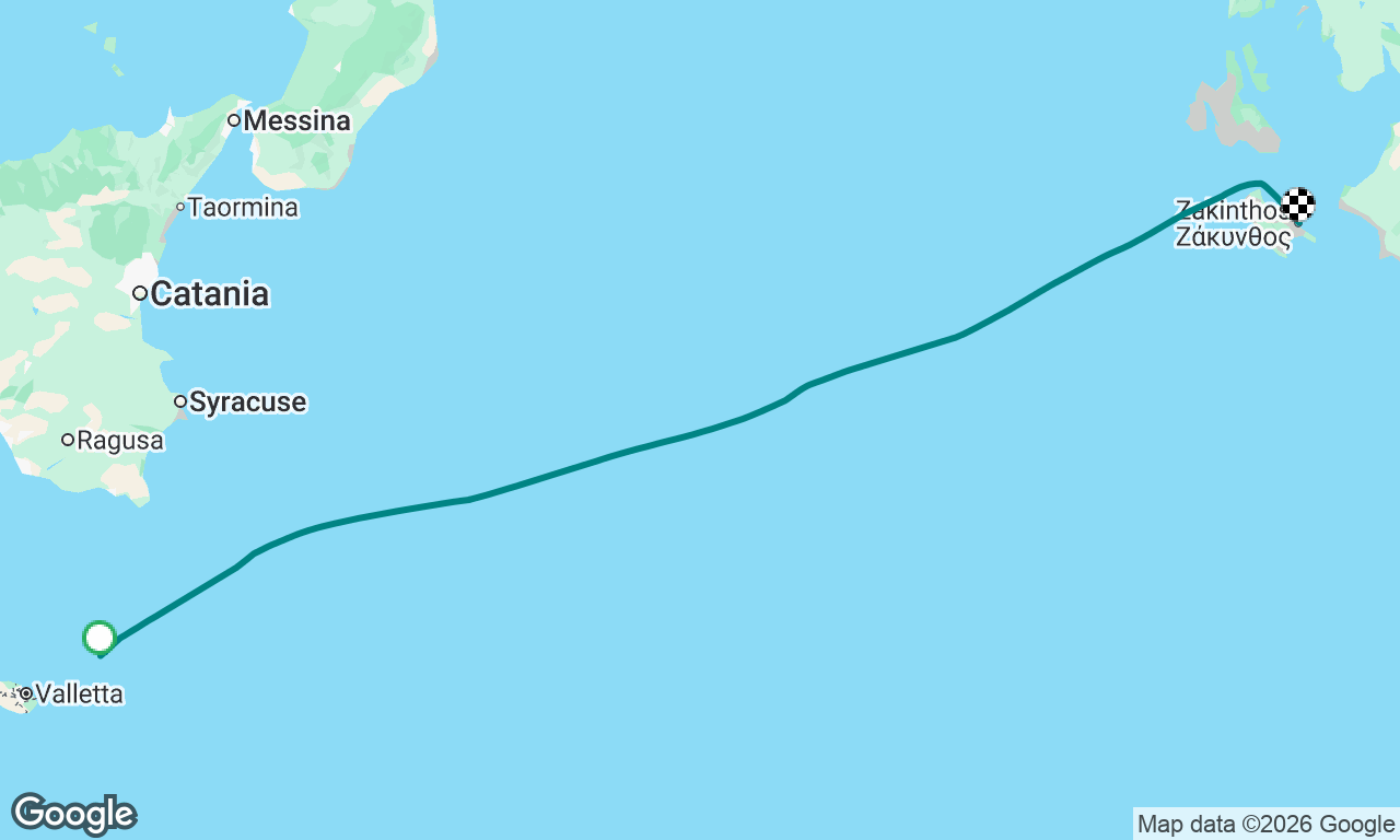 Voyage map