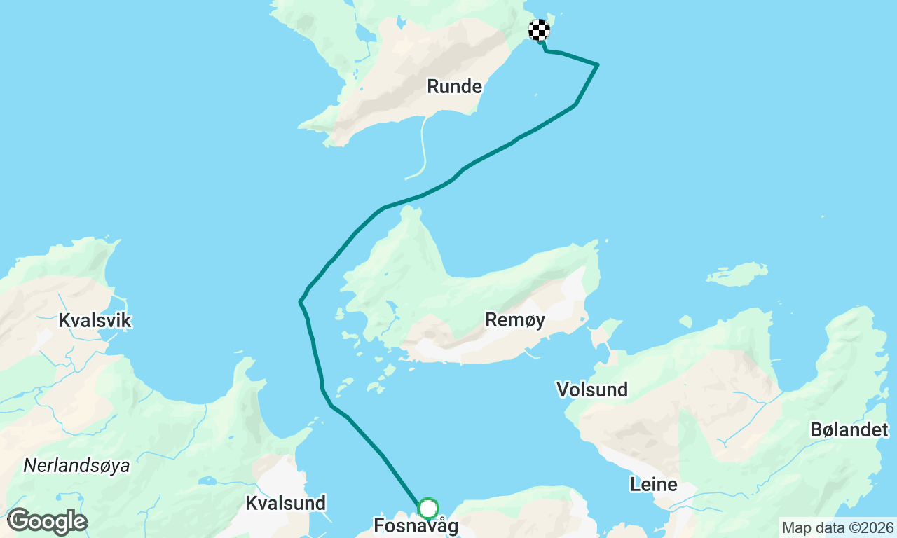 Fosnavåg to Runde