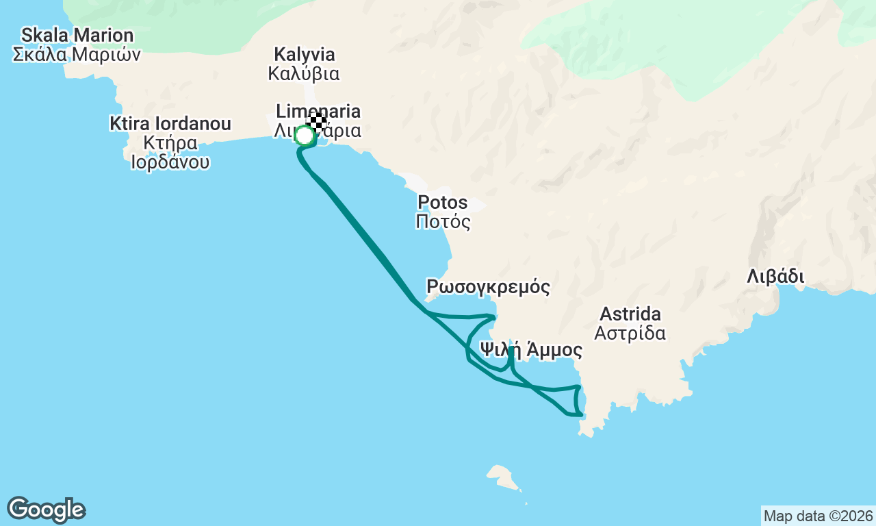 Voyage map