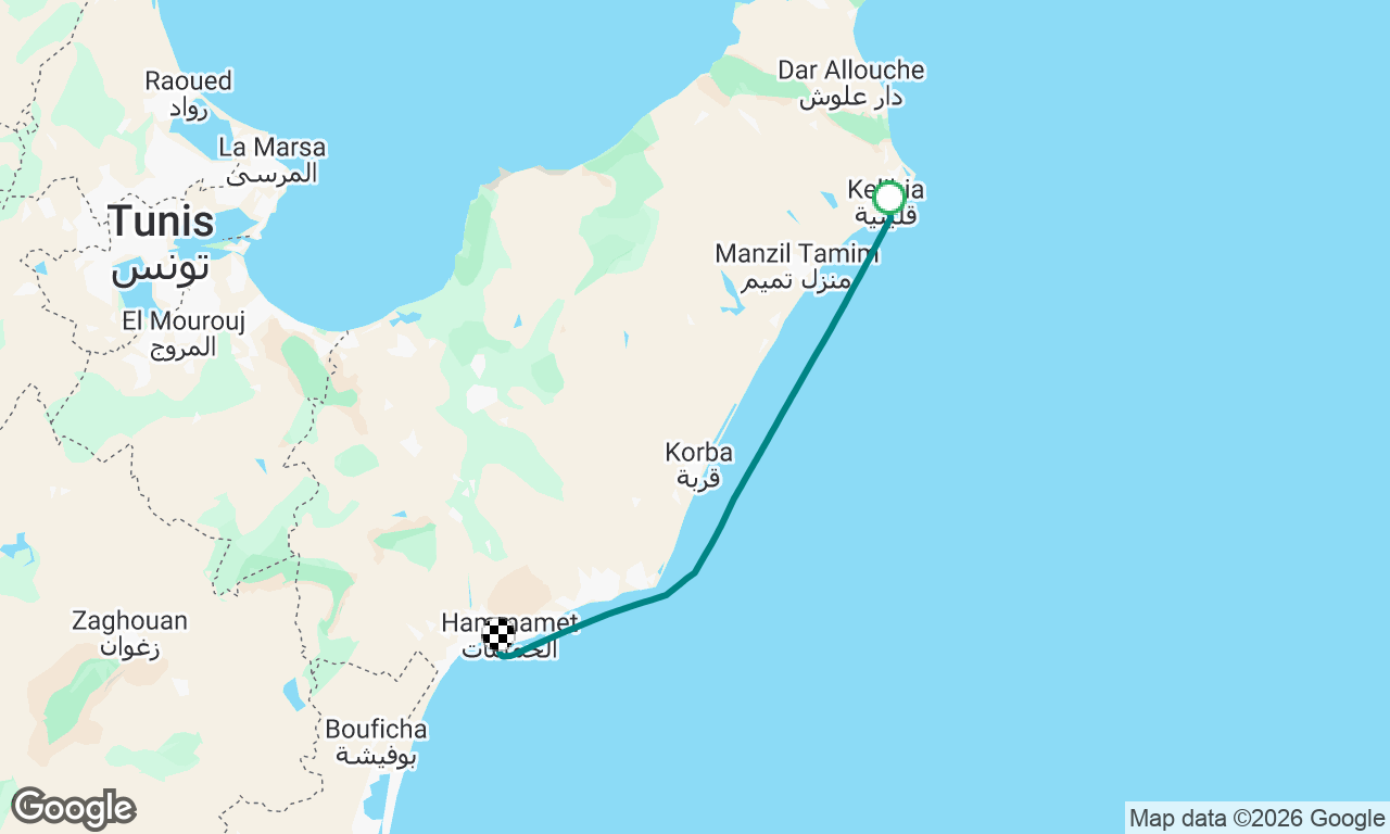 Voyage map