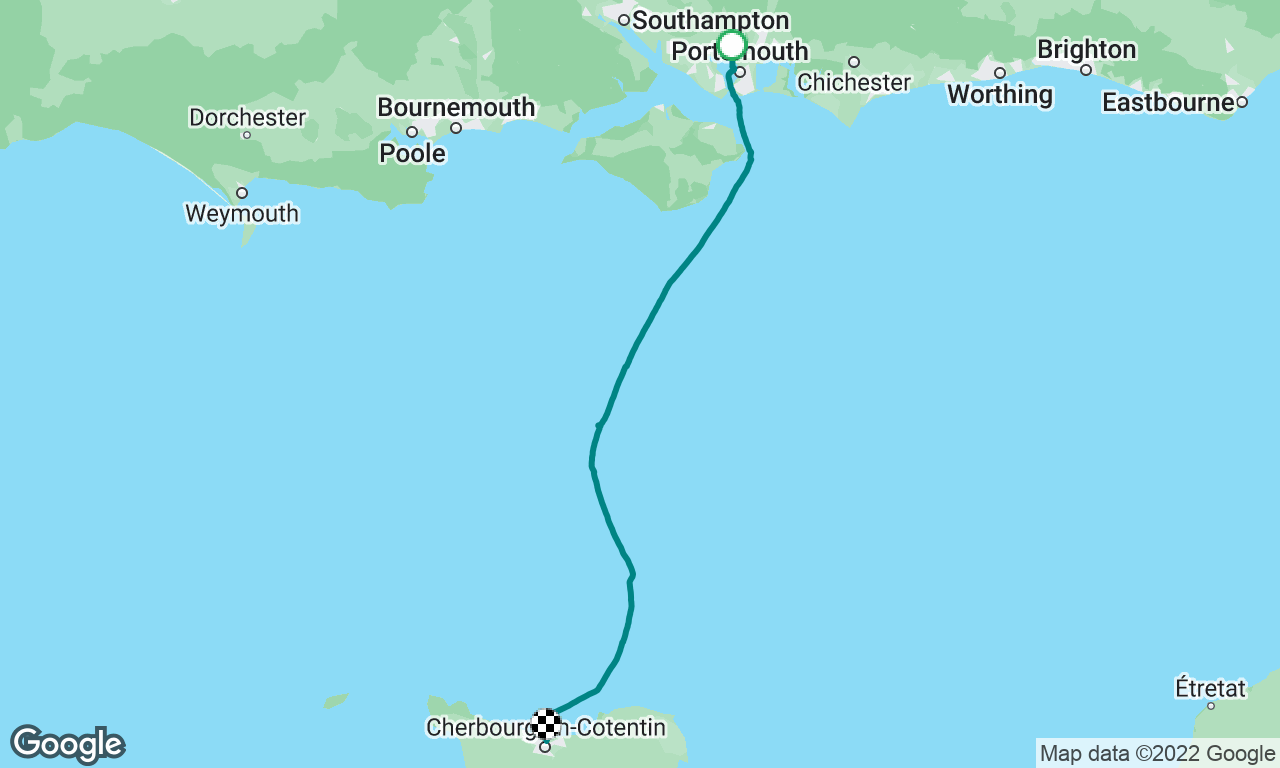 Port Solent Marina to Cherbourg 