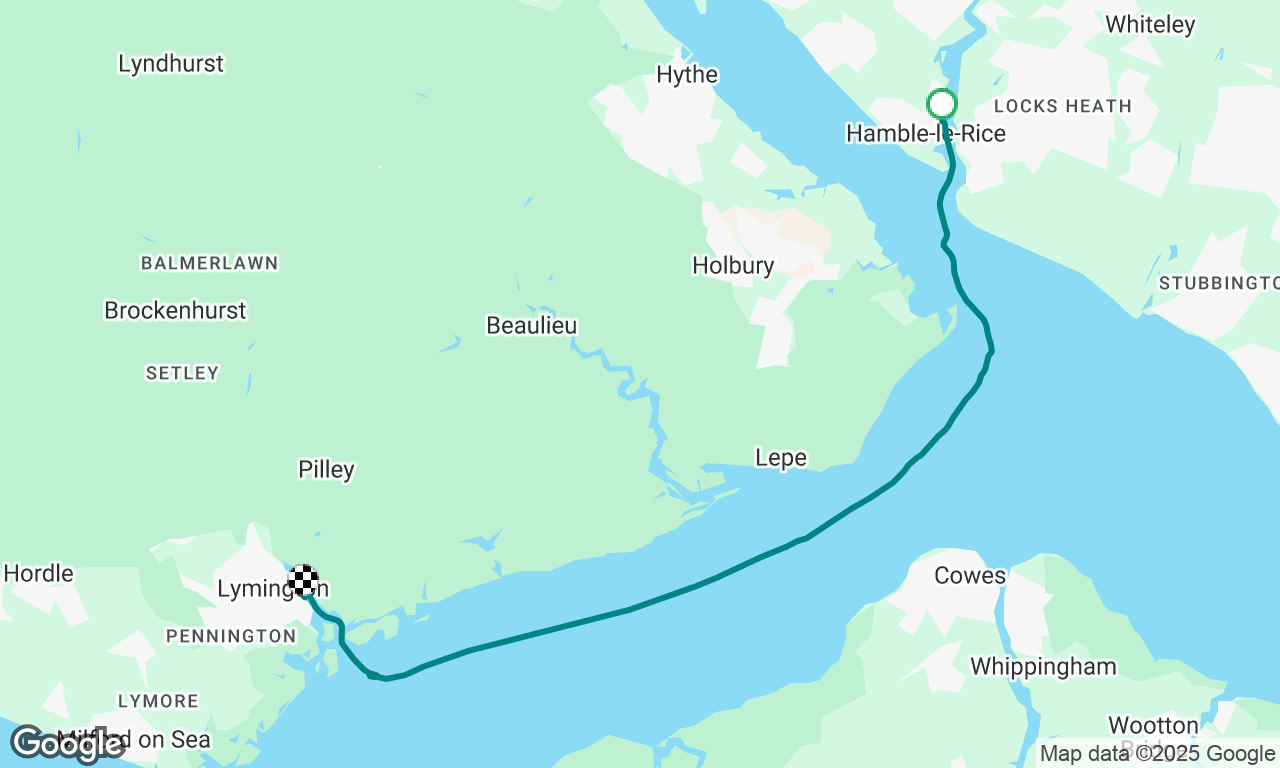 Port Hamble to Lymington 
