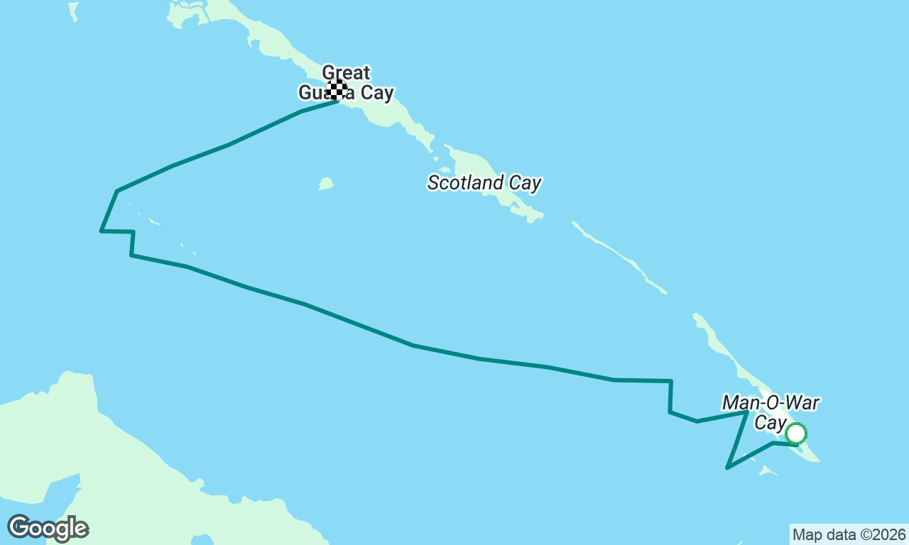 Bahamas 2026 Feb 24: Man-o-War to Great Guana