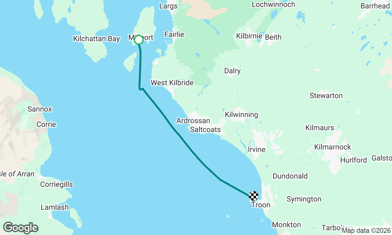 Great Cumbrae to Troon