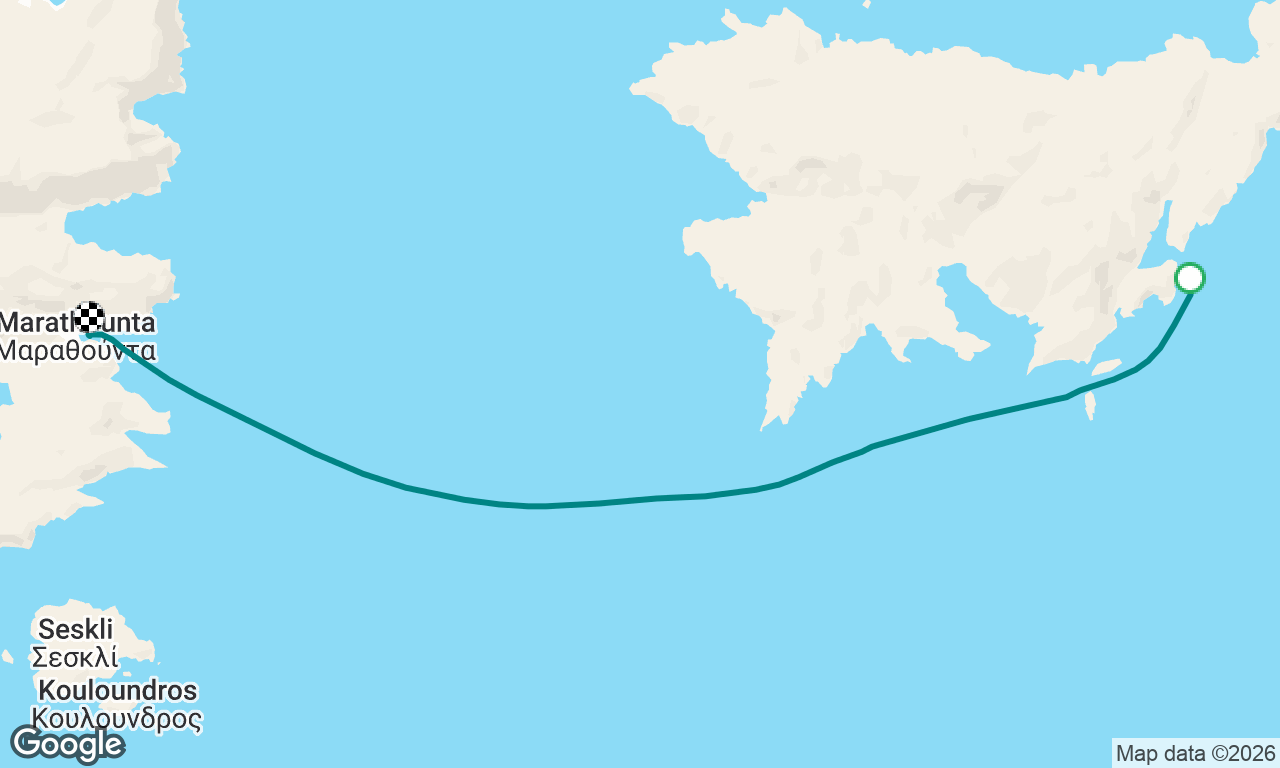 Voyage map