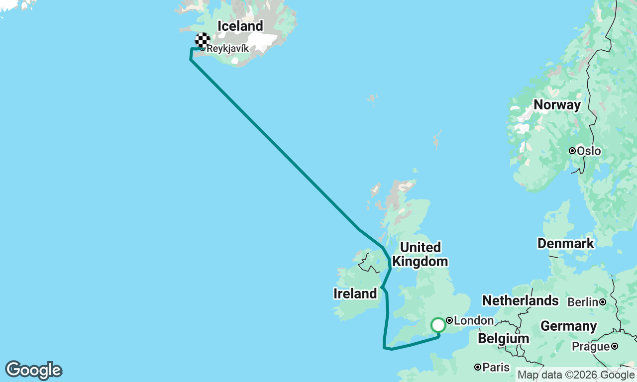 Delivery to Iceland