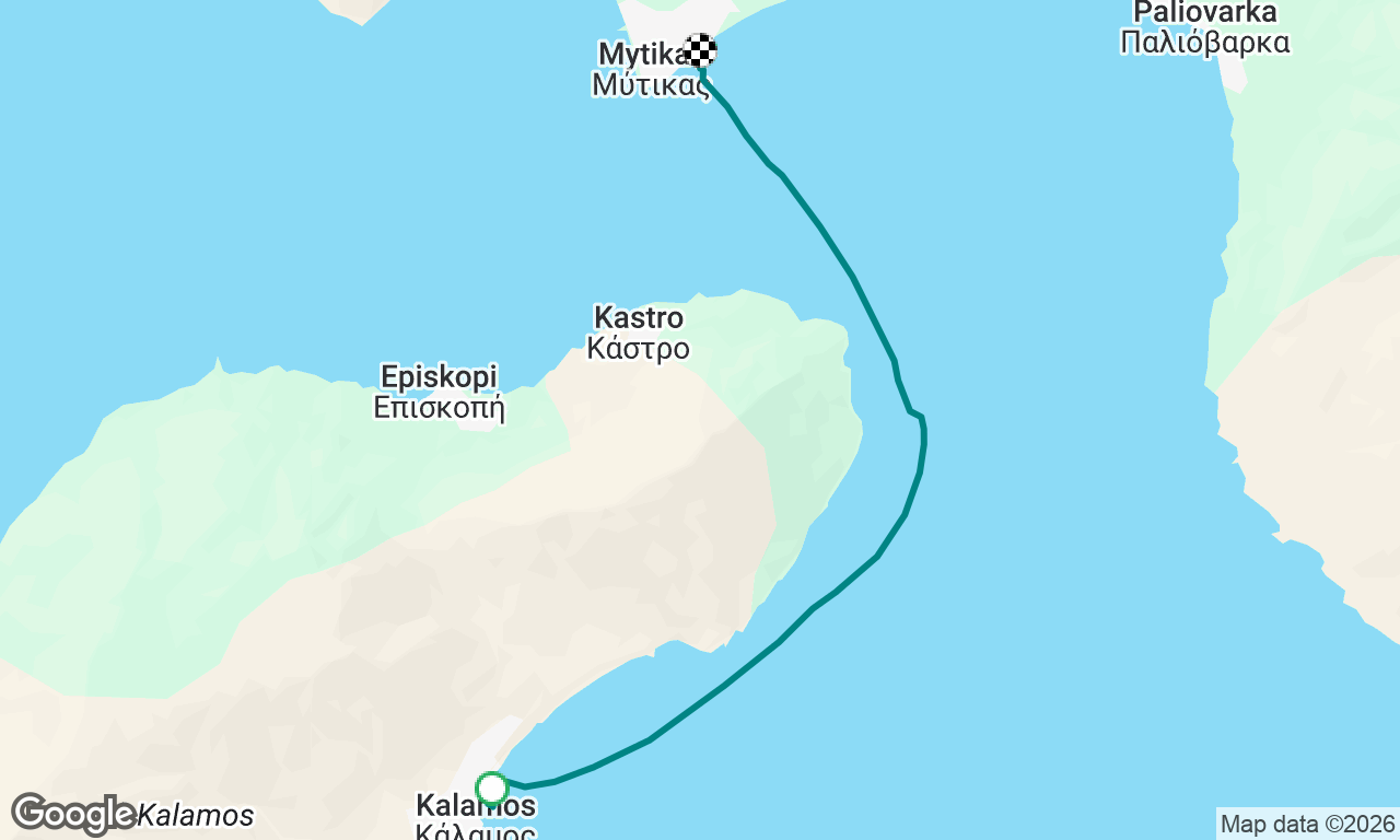Kalamos to Mýtikas Habour