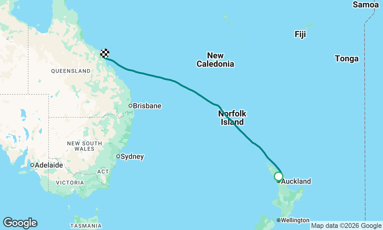 Delivery Auckland-Mackay-Darwin
