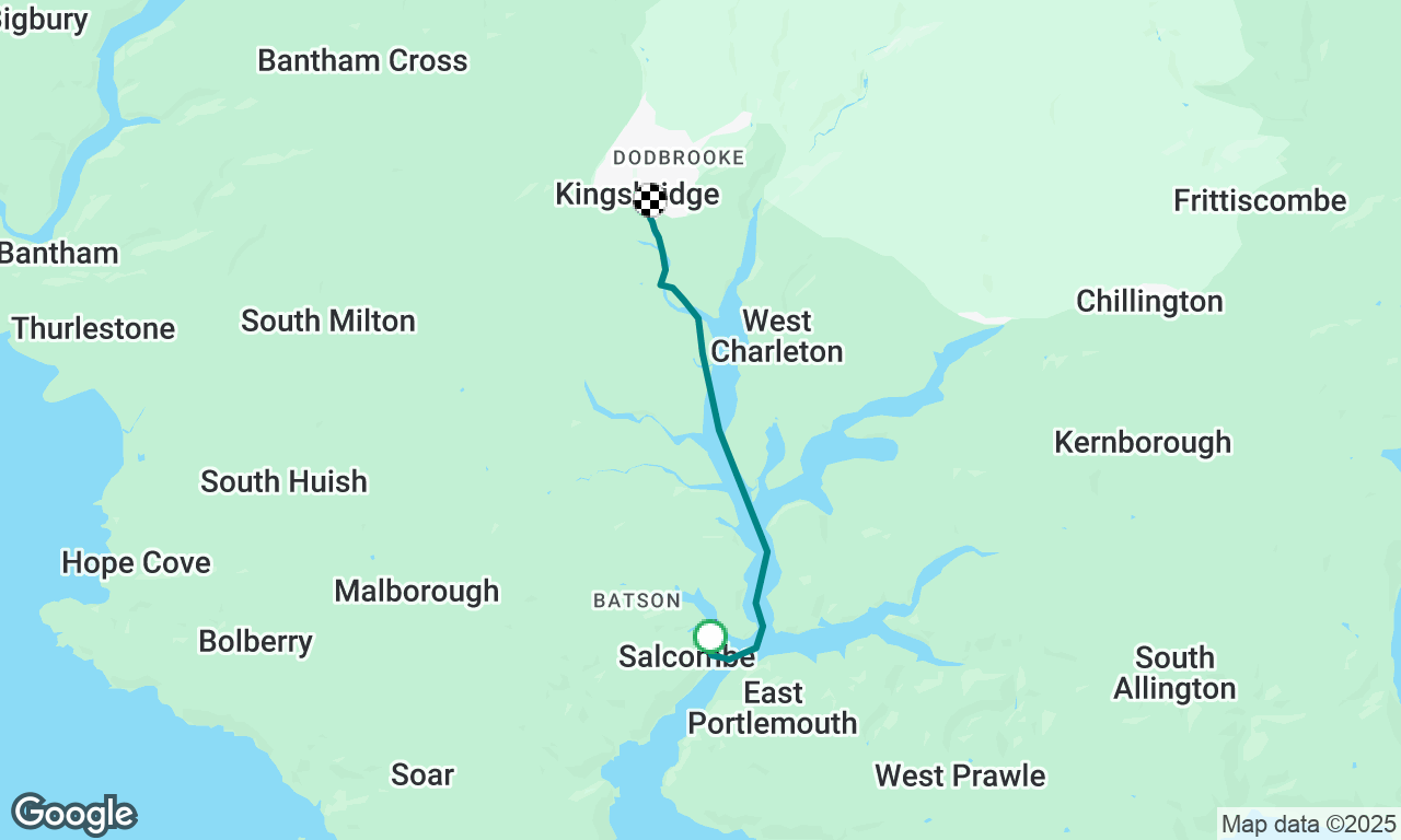 Up the river to Kingsbridge 